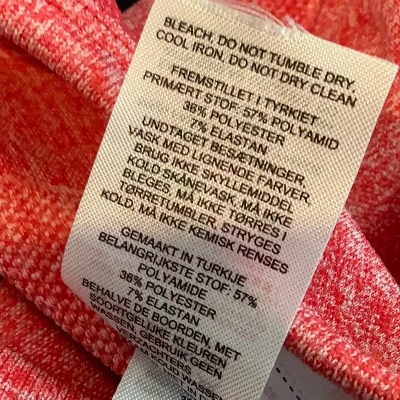 NWOT GYM SHARK 2 Piece Red/White Long Sleeve/Pants Gym Workout Athleisure Set S - Picture 10 of 11